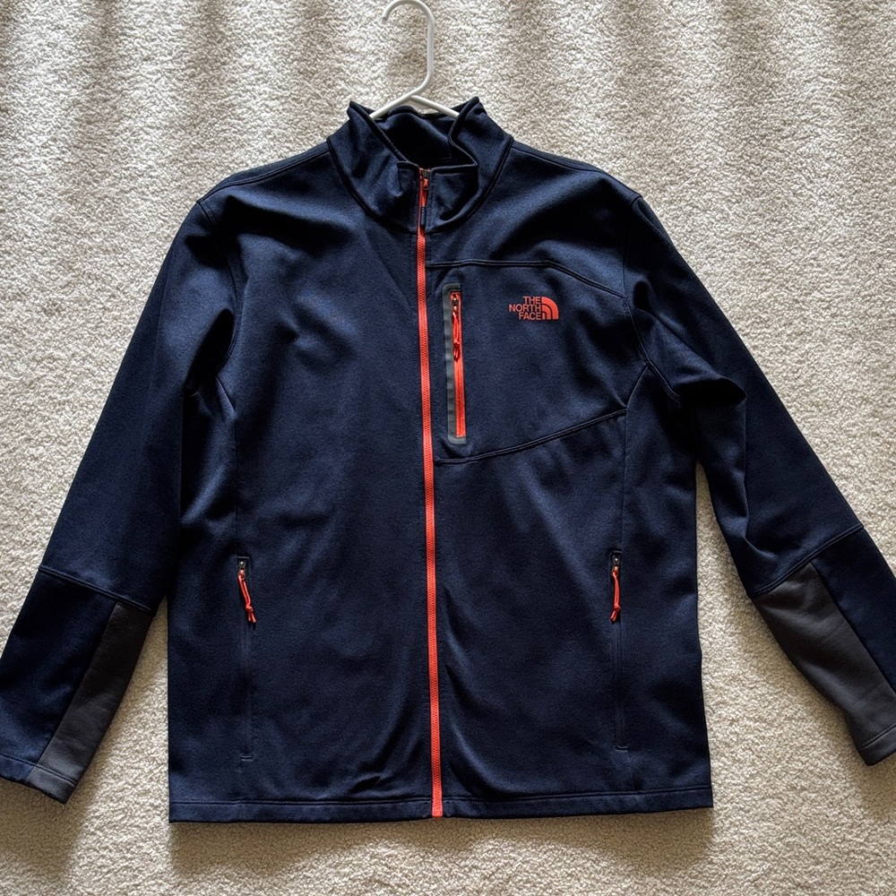 The North Face Men's Navy and orange Performance Jacket